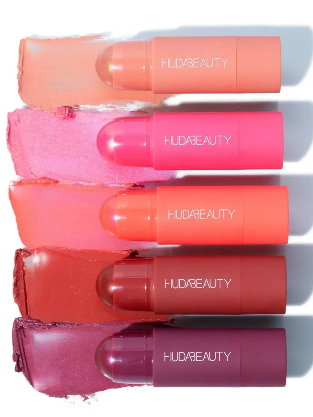 Huda Beauty Cheeky Tint Vibrantly Sheer Buildable Blush Stick - Perky Peach